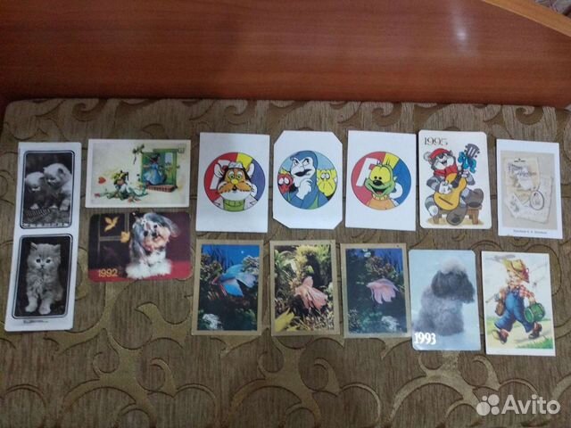 Календари карманные 1992 -1995 г