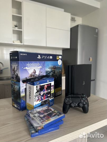 Sony playstation 4 PS4 pro 1tb с играми