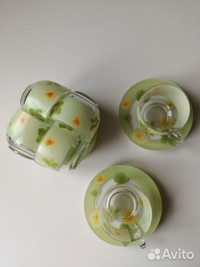 Чашки с блюдцами luminarc