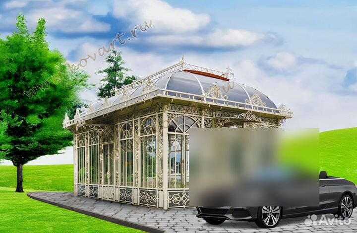 Кованые беседки для дачи в Москве