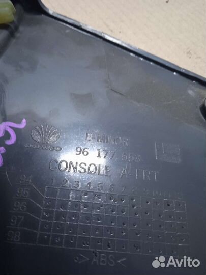 Консоль кпп Daewoo Nexia Деу Нексия