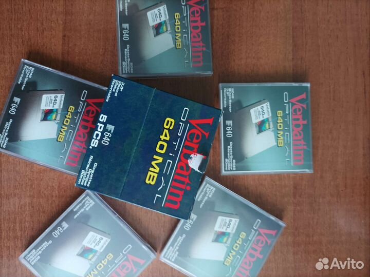 Диск оптический Verbatim 640 mb новый