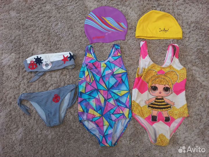 Купальник для девочки 5-6лет