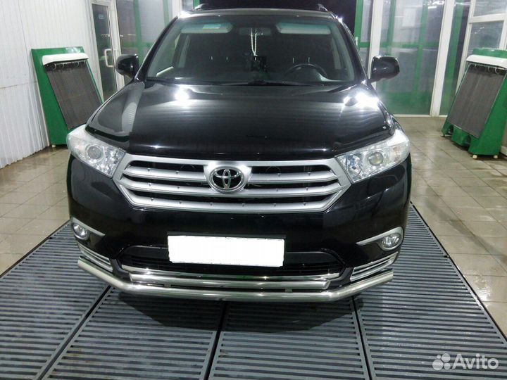 Защита бампера 60/53 мм Toyota Highlander 2010