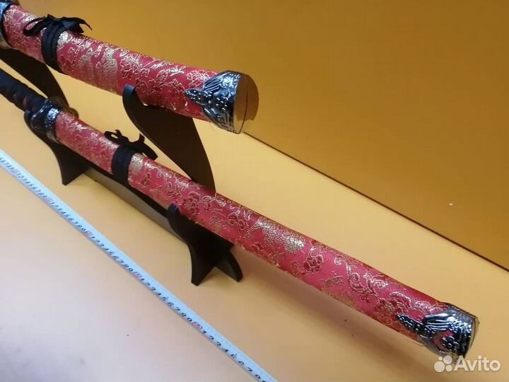 Катана сувенирная сертификат ассортимент С подстав