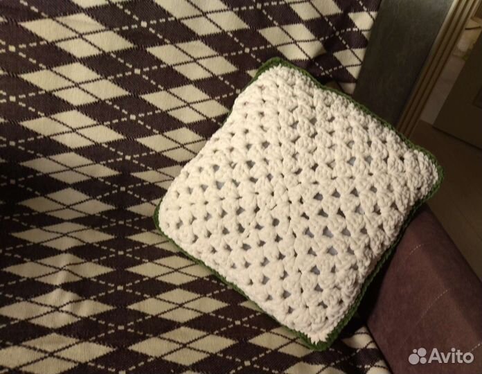 Наволочка из плюшевой пряжи