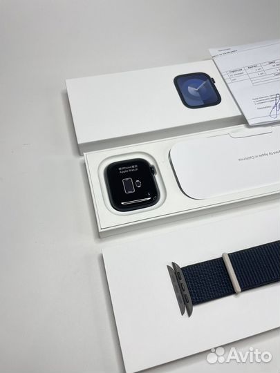 Часы Apple Watch 9 45 mm (Как новые;чек)