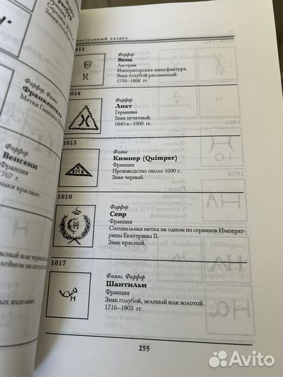 Марки фарфора, майолики, фаянса справочник
