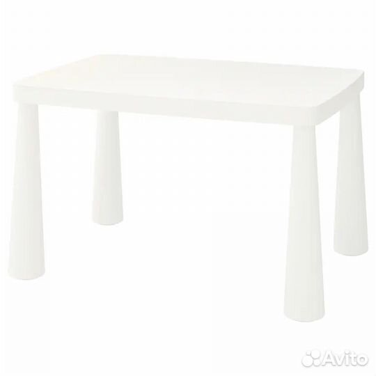 IKEA Mammut Маммут столик, стульчик детский белый