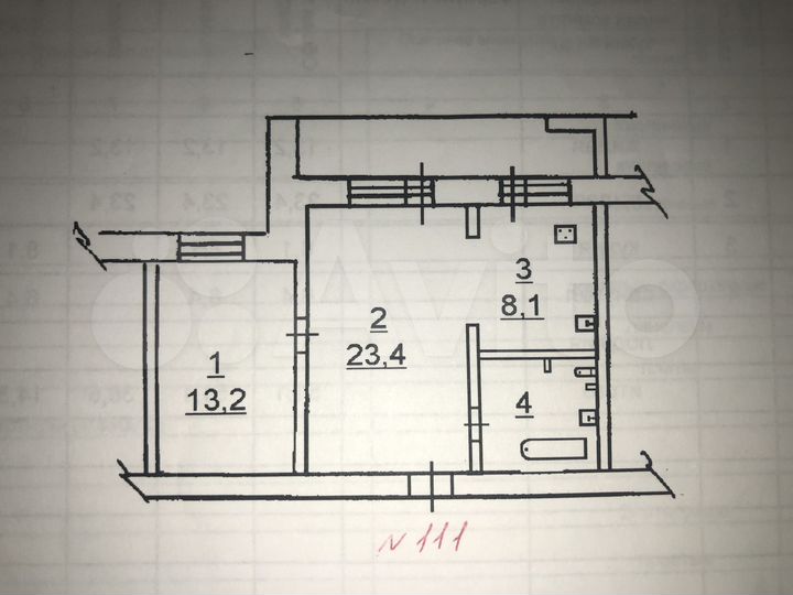 2-к. квартира, 51,1 м², 4/9 эт.