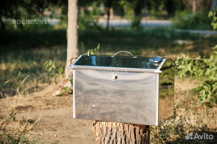 Коптильня из нержавейки 1,2мм 30*50*30