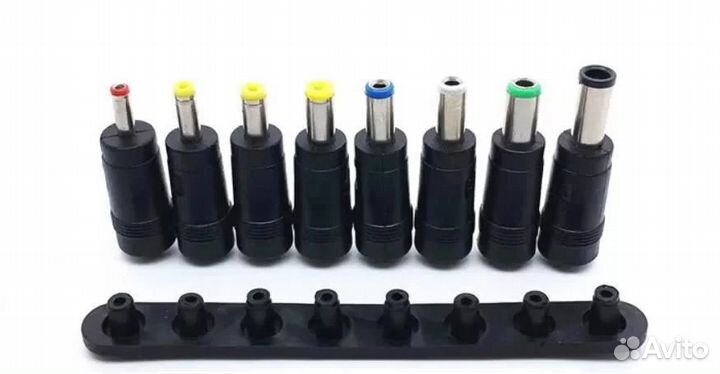 Набор переходников c 5.5x2.1 мм для ноутбука 8шт