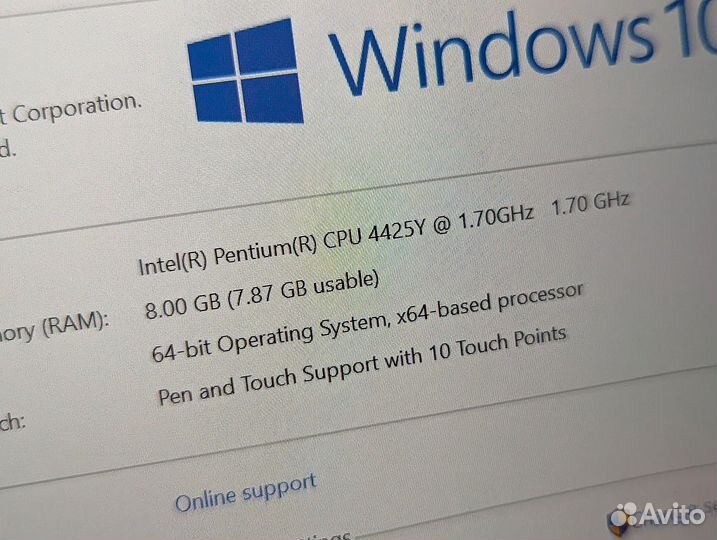 Microsoft Surface Go 2 8gb 128gb