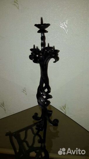 Подсвечник кованный