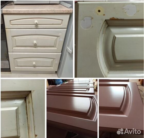 Перекраска ремонт и реставрация деревянной мебели