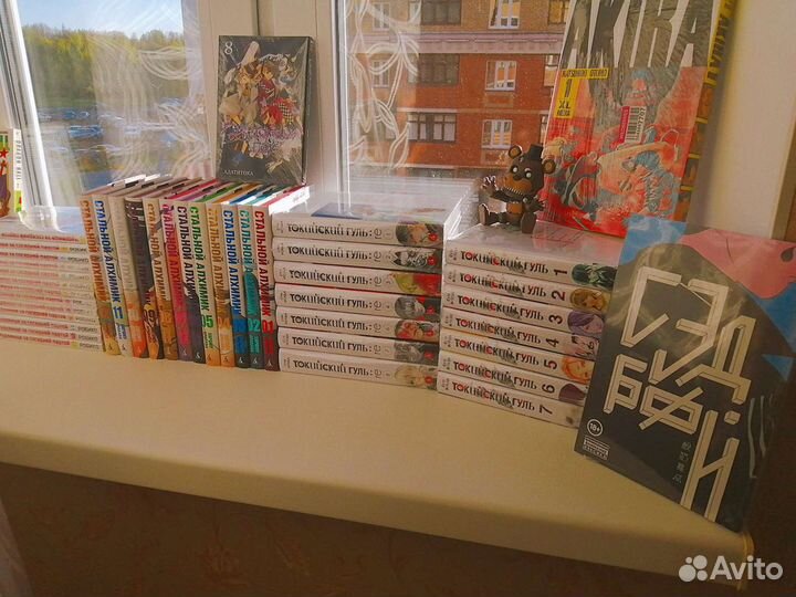 Манга, комиксы, ранобэ и книги