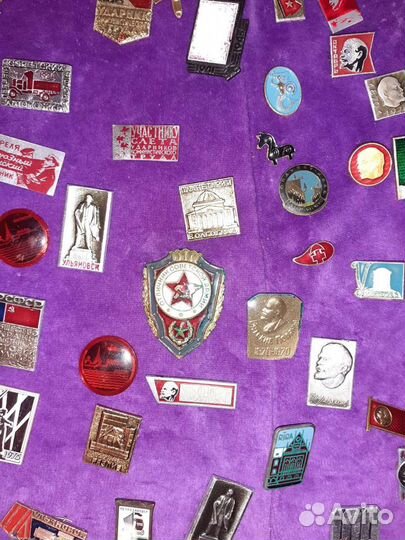 Значки СССР коллекция