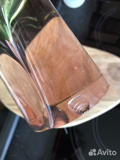 Ваза цветное стекло винтаж