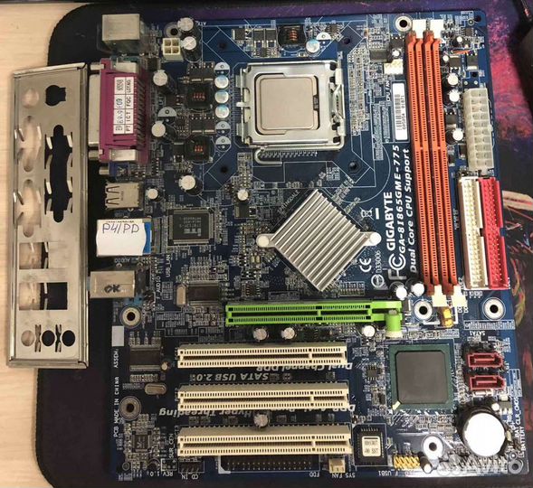 Матплата Gigabyte LGA 775 (ретро)