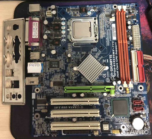 Матплата Gigabyte LGA 775 (ретро)