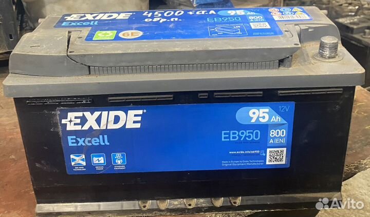 Аккумулятор exide excell EB950