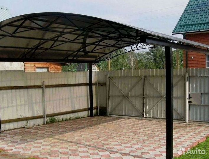 Навес из поликарбоната