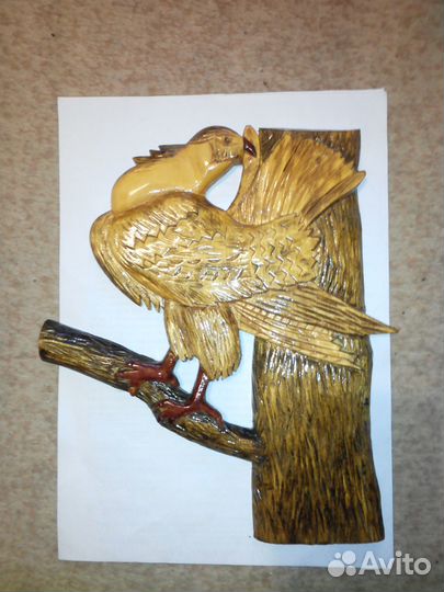 Панно резьба по дереву