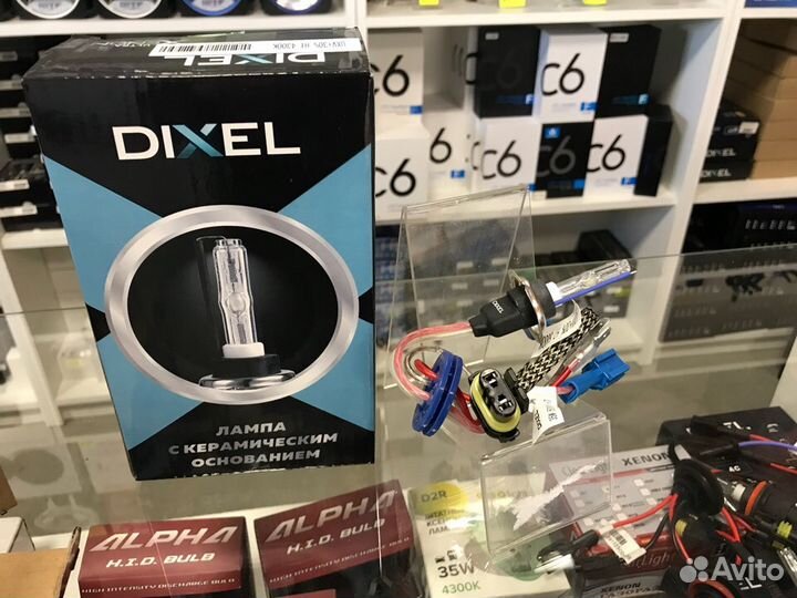 Ксеноновая лампа H7 Dixel UVX +30 ceramic 5000k