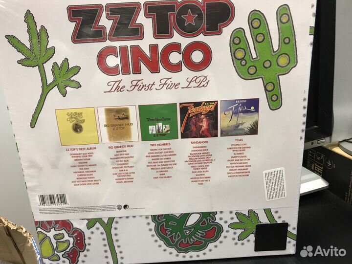 Набор грампластинок z z top спец издание коллекцио