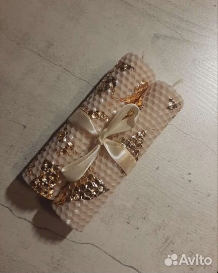 Свечи восковые ручной работы