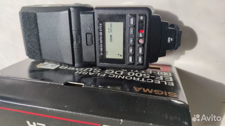 Вспышка Sigma EF500 canon с радио синхронизатором