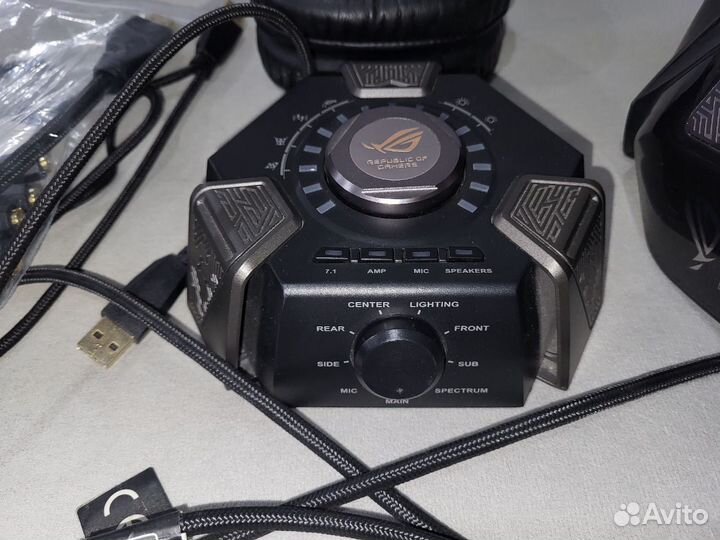 Наушники asus ROG Centurion 7.1 бу на запчасти
