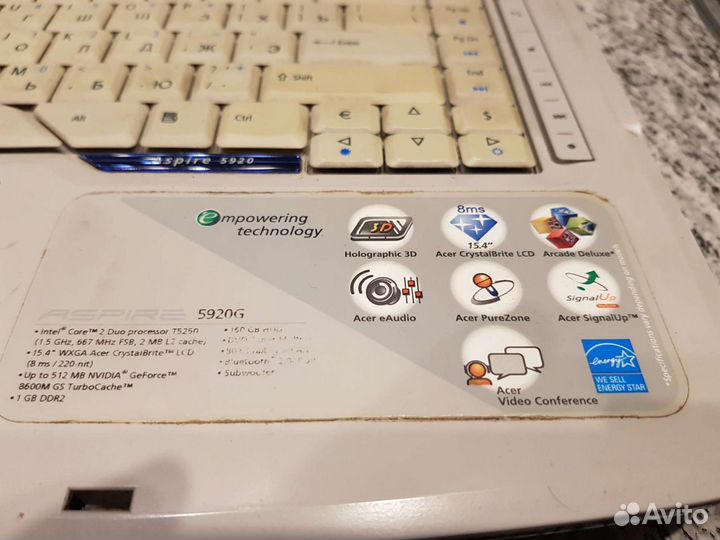 Ноутбук acer 5920G