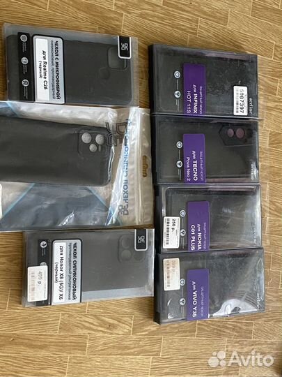 Чехлы и стекла на телефон