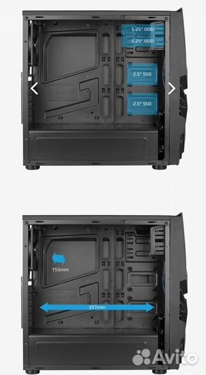 Корпус AeroCool Cyclops Mid-tower