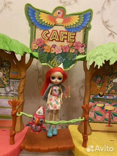 Enchantimals джунгли кафе с коробкой