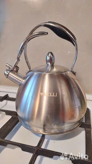 Чайник для плиты Kelli KL-4340 объем 3,0 л