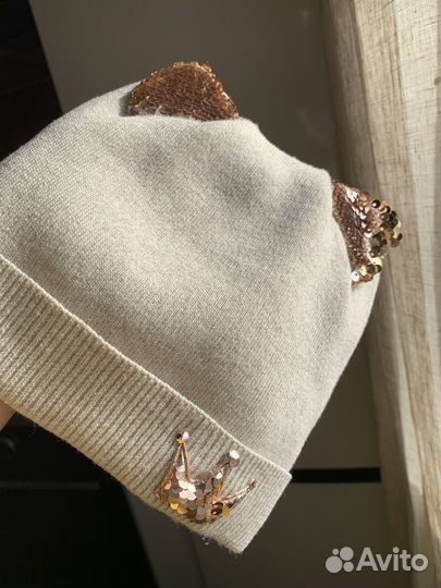 Шапка 2 шт Детская для девочки 4-6 лет