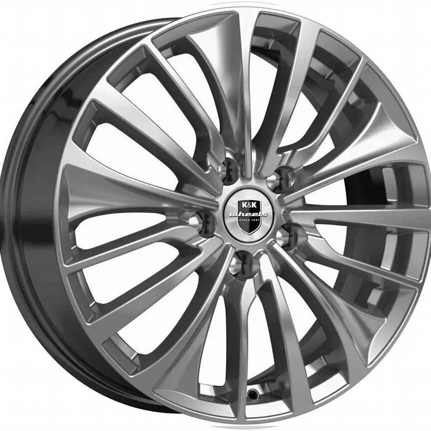 Диски K&K Flanker 6.5x17 5x110 ET39 D65.1 Дарк платинум
