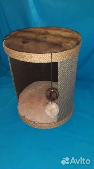 Когтеточка с домиком новая