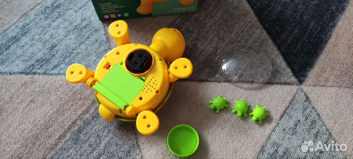 Игрушка музыкальная черепаха со звуком и светом