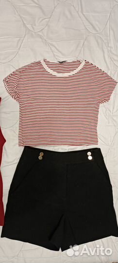 Женские шорты Zara, майка, топ