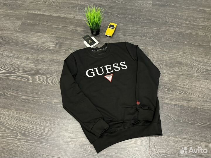 Свитшот guess вышивка