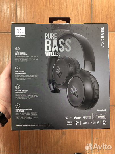 Беспроводные наушники JBL 520 (black)