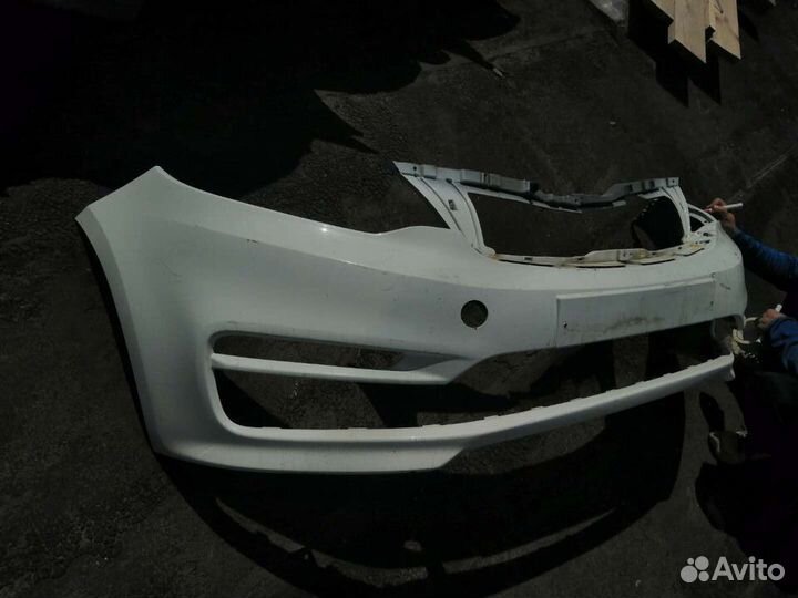 Бампер передний kia rio б/у с дефектом 2015-2017