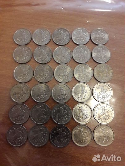 1 копейка 2008 ммд 30 шт. UNC + 9 шт бонусом