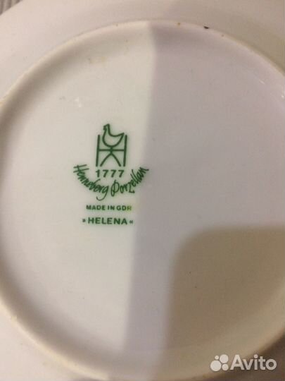 2 тарелки от чайного сервиза гдр