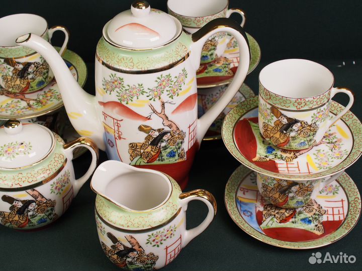 Сервиз кофейный фарфоровый. Япония