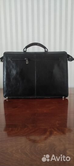 Мужской кожаный портфель Wanlima