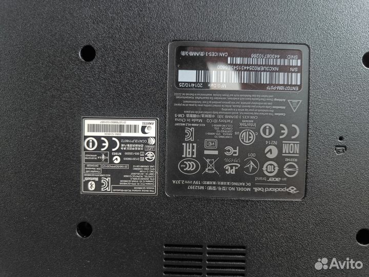 Ноутбук packard bell Aser